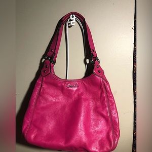 COACH - Fuchsia Pink Ashley Leather